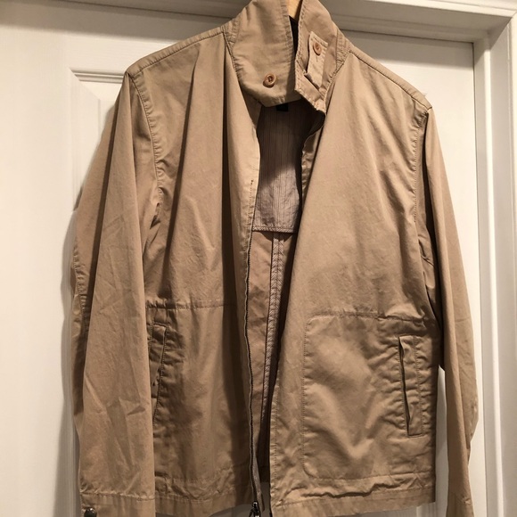 Banana Republic Men's Small Tan Jacket 100% Cotton - Picture 2 of 7
